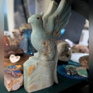 Winter Phoenix 🐦‍🔥 Story Crystal Azonite Gem Blue